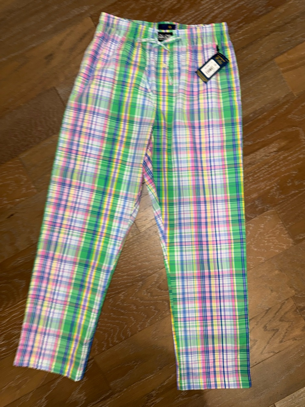 Polo by Ralph Lauren Multicolor Plaid Lounge Pants โ Green, Pink, Blue